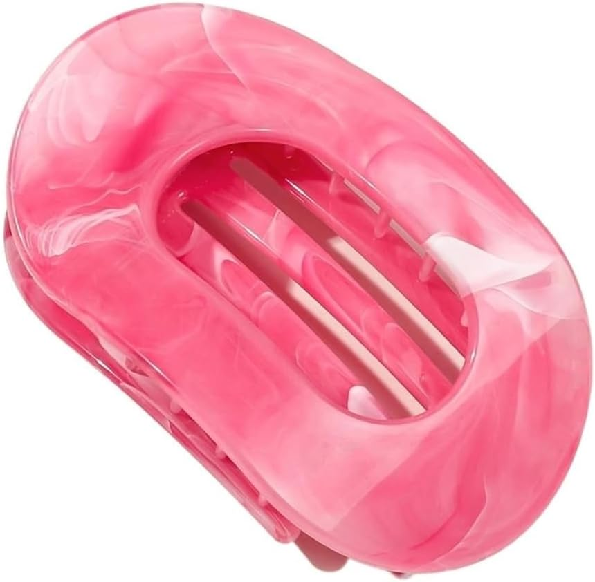 4-Piece Set - Flat Hair Clips with Large Head Plate, No Compression Sensation for All Day Wear, Advanced Sense Abalone Clip for No Hair Damage (Color2) image number 3