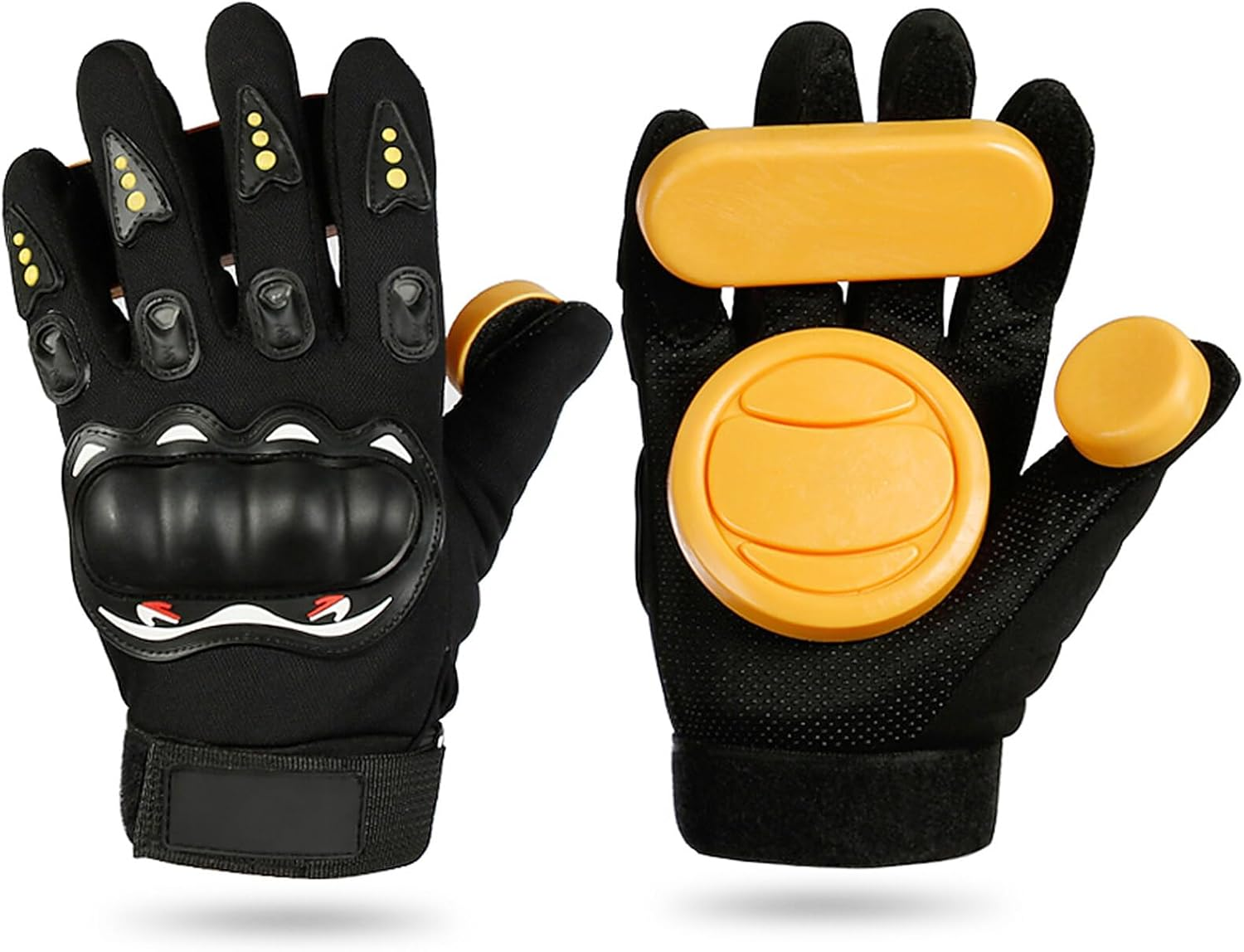 Xinyee Longboard Slide Gloves Skateboard Gloves Mittens with Sliding Blocks Longboard Downhill Slide Gloves