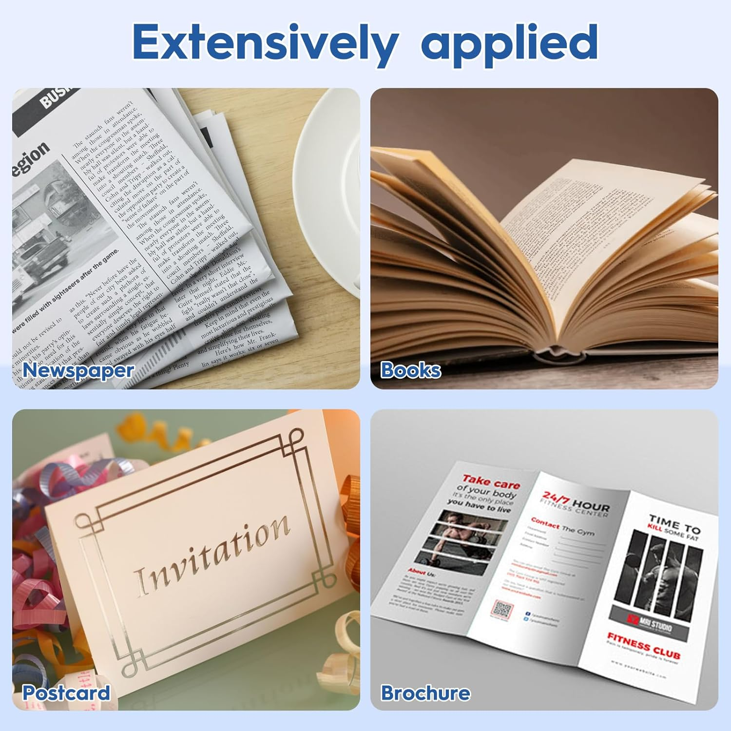 Xoxomeg 350Mm Manual Creasing Machine, A3/A4 Paper Folding Machine, Scoring Paper Creasing Machine, Desktop Heavy Duty Metal Paper Creaser for Greeting Cards Booklets Photo Papers image number 2