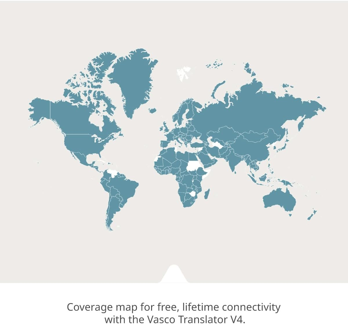 Vasco V4 Language Translator Device | 112 Languages | Free Lifetime Internet in Almost 200 Countries | Stone Gray - Black Onyx image number 5