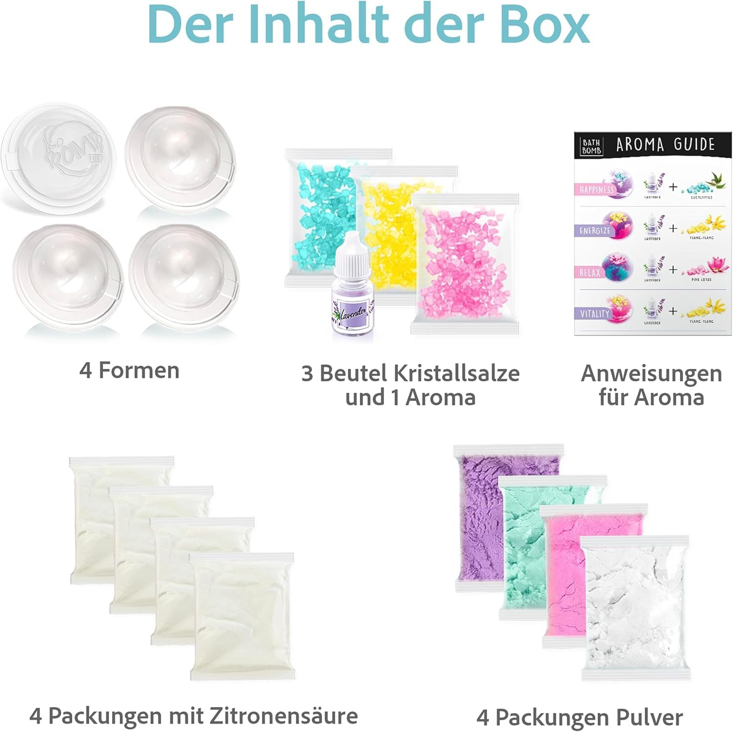 Canal Toys so Bomb DIY Aroma Bath Bomb Kit 6 Pack, Multicolour, Lavender Scent image number 3