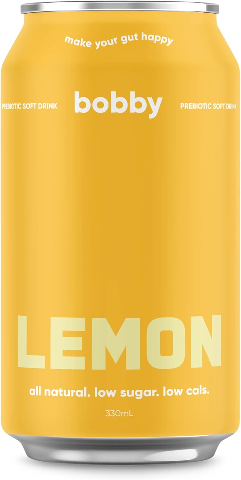 Bobby Lemon Flavoured Prebiotic Soft Drink 12 Pack of 330 Ml image number 3