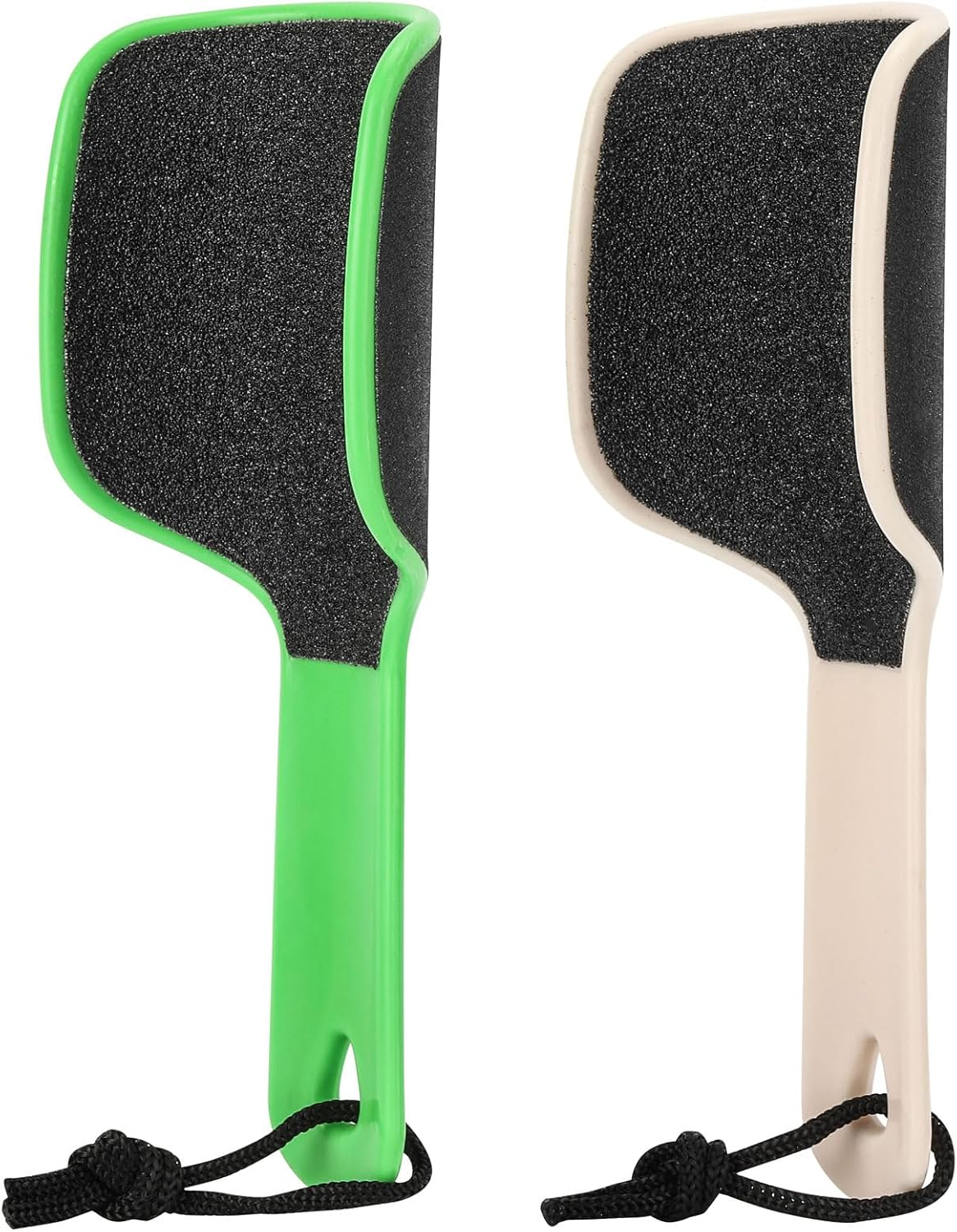 2 Pcs Curved Foot File Callus Remover for Feet, Double Sided Heel File Scraper U Shaped Foot Scrubber Dead Skin Remover