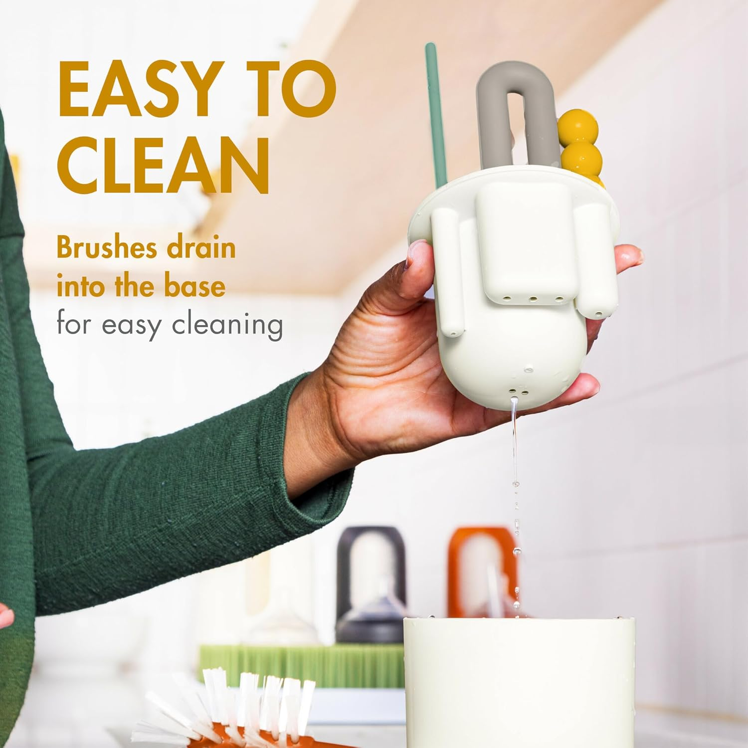 Boon MOD&trade; Baby Bottle Cleaning Brush Set - Deco