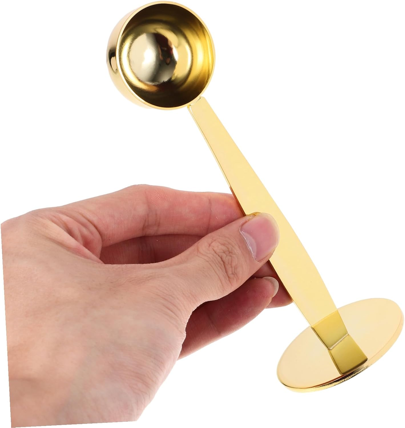 GETAJGHSD Multi-Purpose Stainless Steel Coffee Measuring Spoon with Pressed Bottom for Espresso Milk Powder Tea Sugar and Spices Flavor Spoon for Home Restaurants and Coffee Bars image number 1