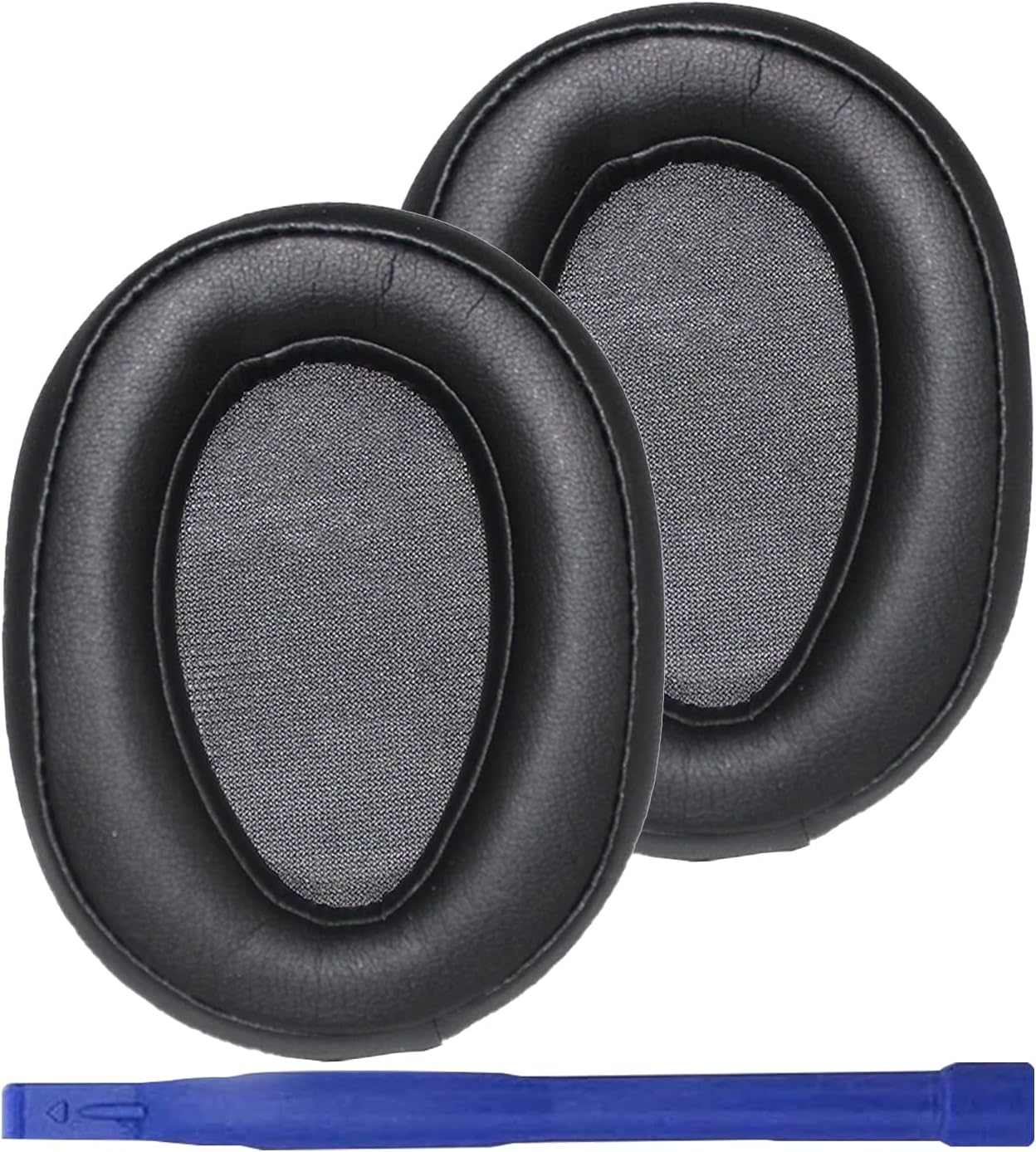 MDR-100ABN Replacement Ear Pads Protein PU Leather Ear Cushion Compatible with Sony MDR-100ABN WH-H900N Headphones (Dark Grey)
