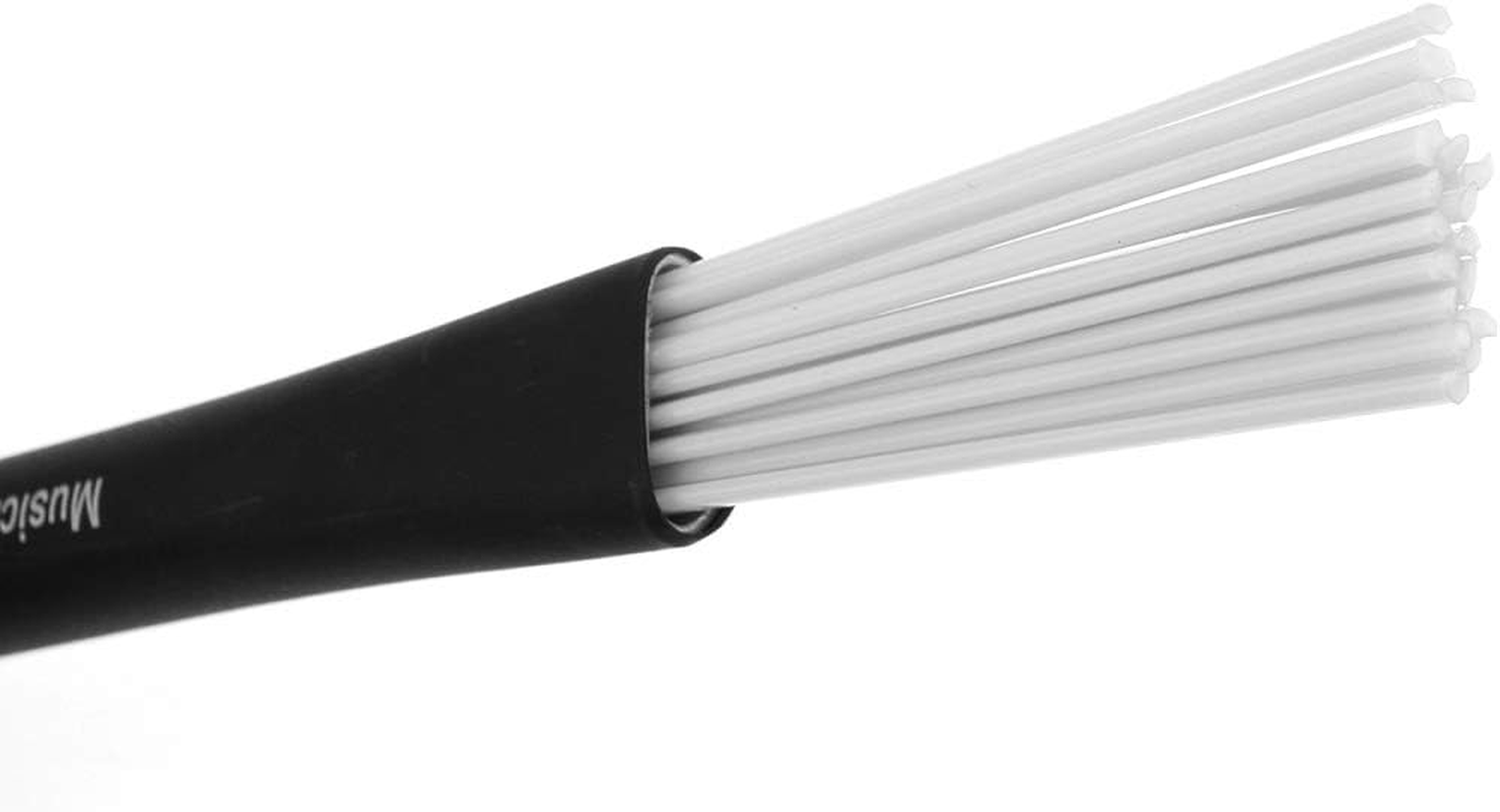 Musiclily Retractable Jazz Drum Brushes Telescopic Percussion Professional Brushes Drumsticks Sticks image number 3