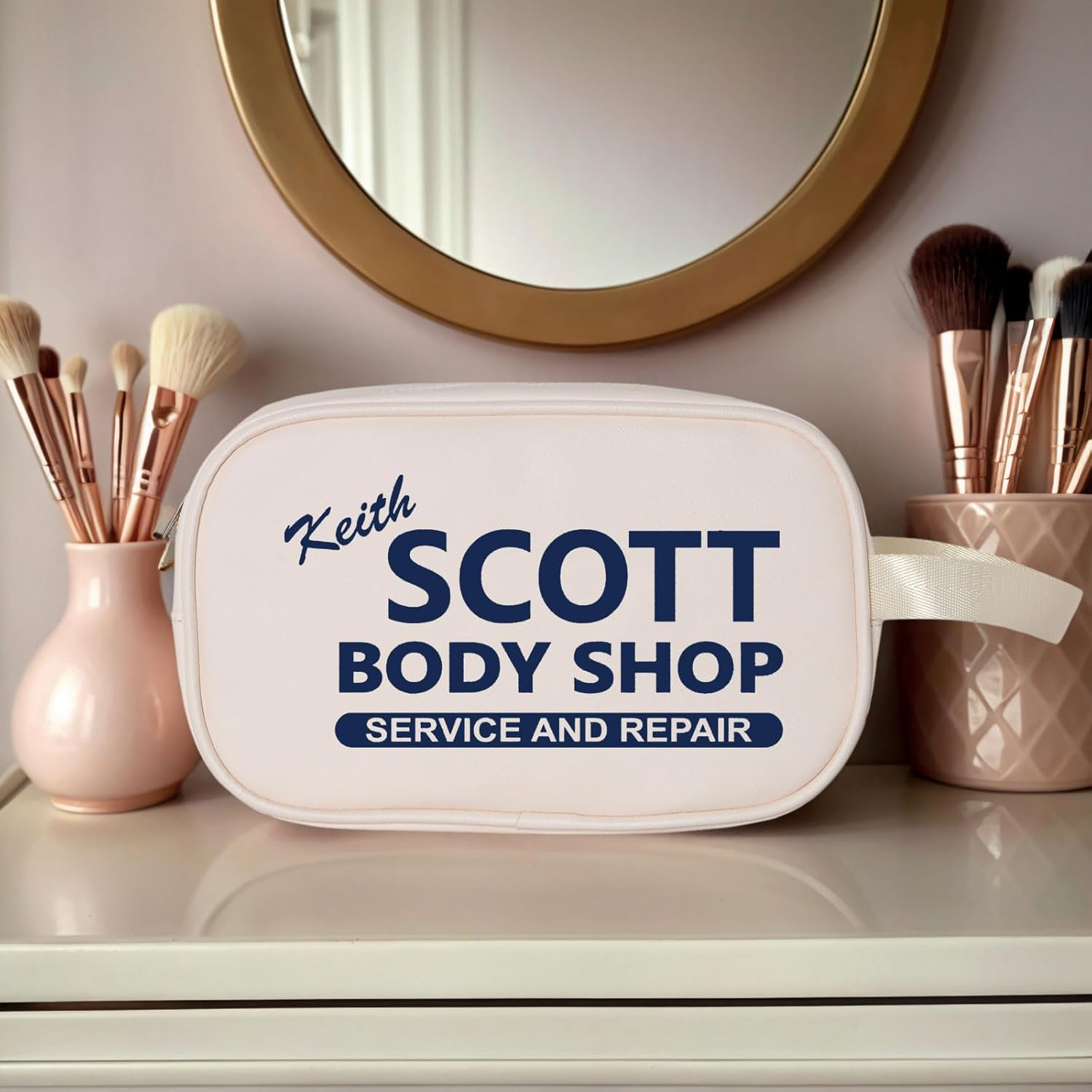 Lywjyb Birdgot Family TV Show Clear Makeup Bag Keith Scott Body Shop Merch OTH Gift 2000Stv Show Gift, Scott Cbag, Beauty
