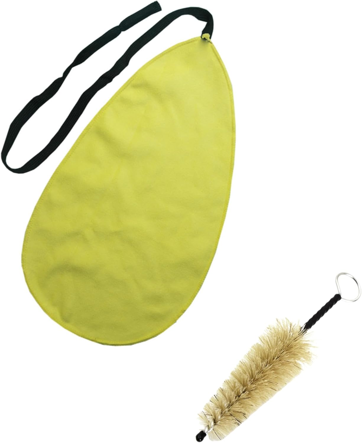 Musical Instrument Cleaning Kit,Instrument Cleaning Swab and Brush,Clarinet Cleaning Cloth with String,Clarinet Care Kit for inside Tube Clarinet Piccolo Flute Sax Saxophone image number 5