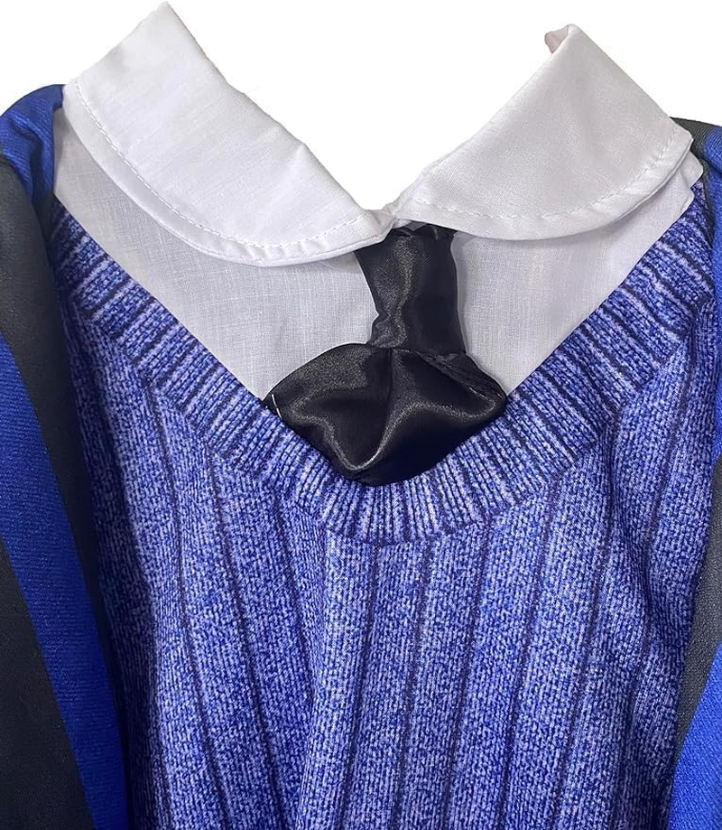 Nevermore Academy Deluxe Blue Costume for Kids - Wednesday (Netflix) - Medium image number 2