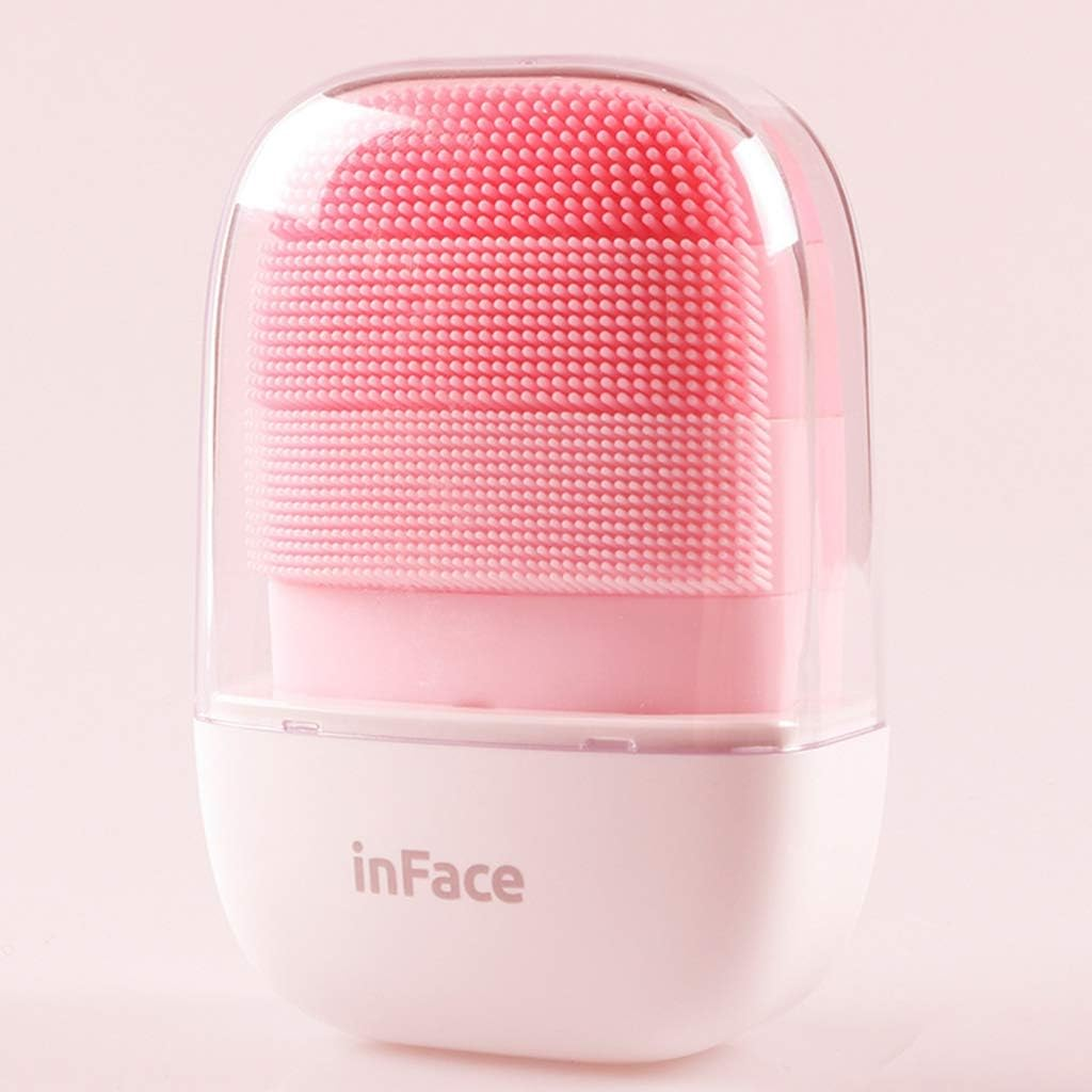 Inface Sonic Facial Cleansing Brush Massager Skin Care Rechargeable - Pink, 80 X 53 X 30.4Mm image number 6