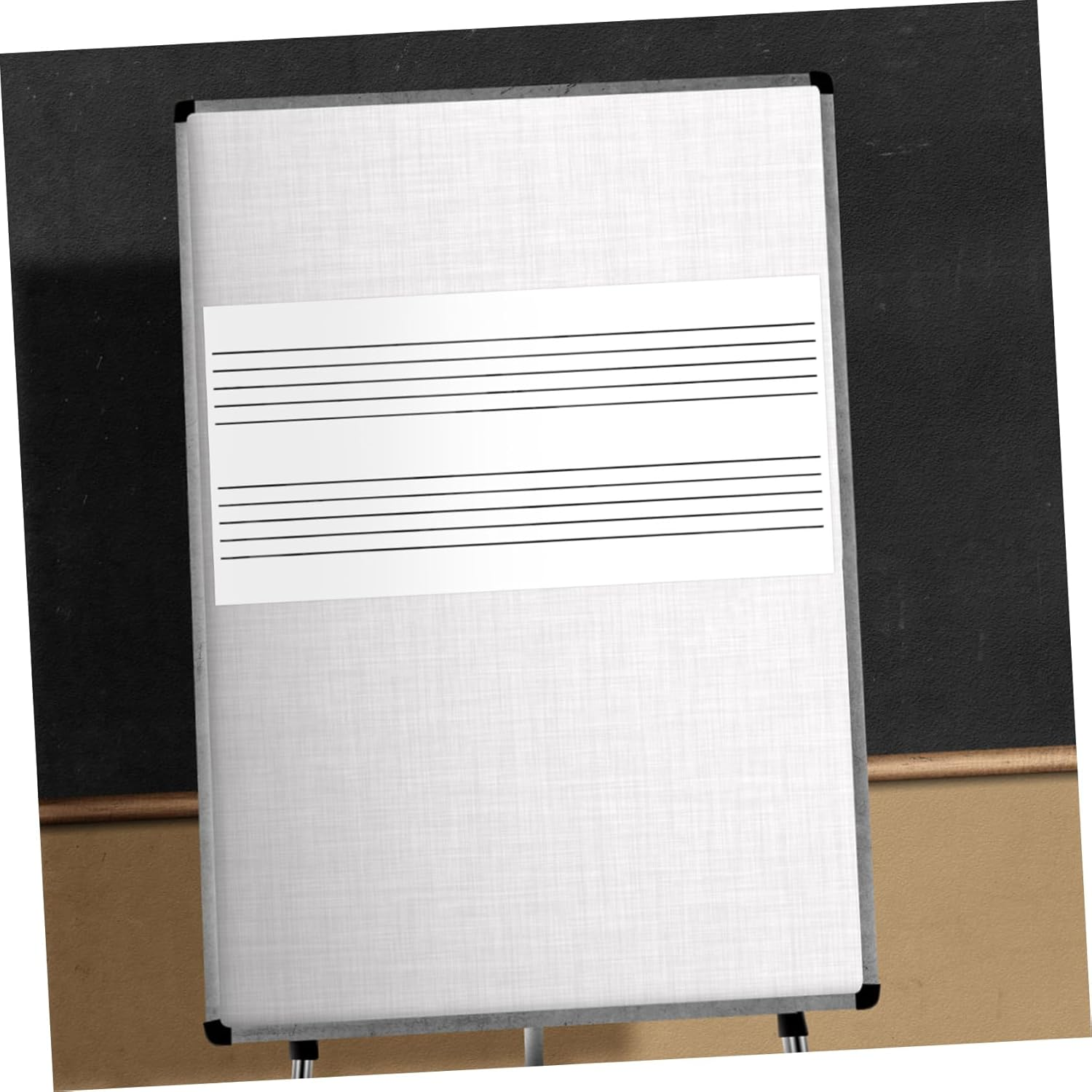 Staff Whiteboard Stickers White Board Music Teaching Tools Musical Notes Whiteboard Classroom Whiteboards Magnetic Lapboard Music Staff Dry Erase Board Dry Erase Lapboards Rubber IWOWHERO image number 1