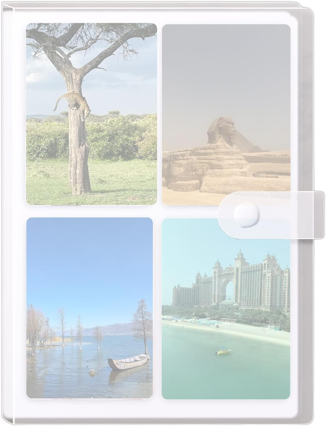 LILIP Polaroid Photo Album, Instax Mini Photo Album, Transparent and Large Capacity Picture Books Designed to Store Your Memories image number 2
