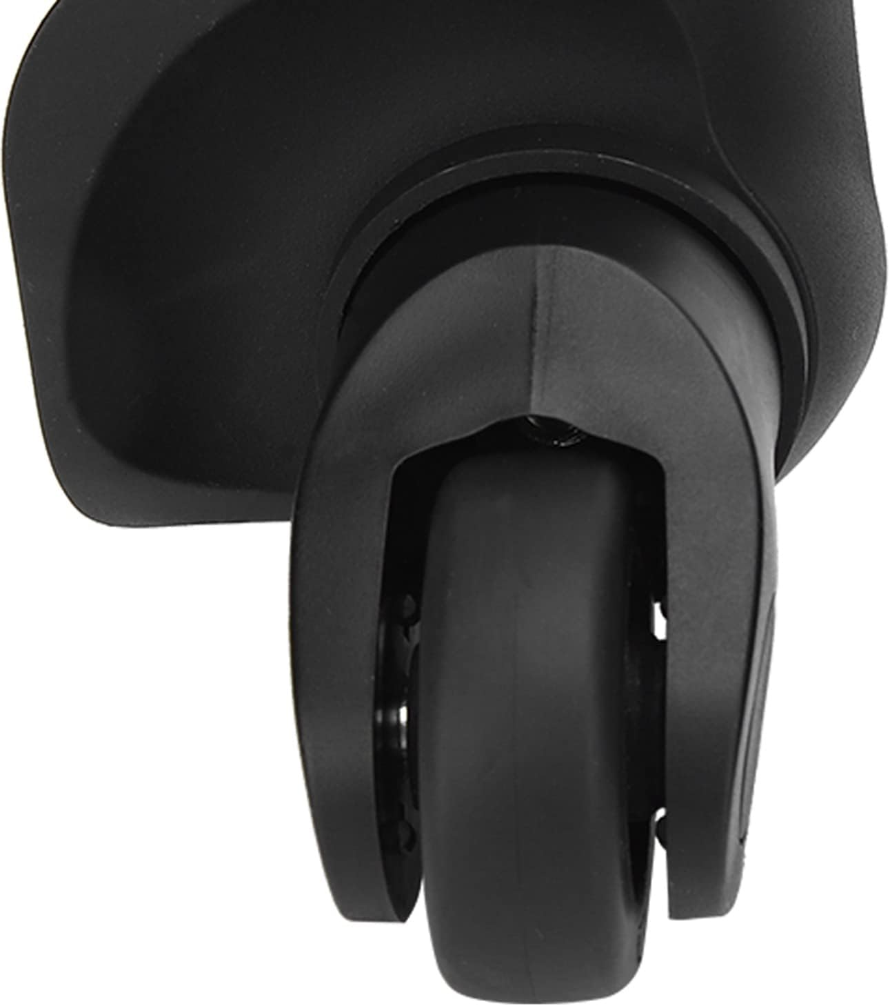 A Pair Luggage Replacement Wheels, Black Suitcase Single Row Wheel, Universal Luggage Replacement Outdoor Supplies, Silent Quiet Practical Wheel, Easy to Install Wheel for Travel