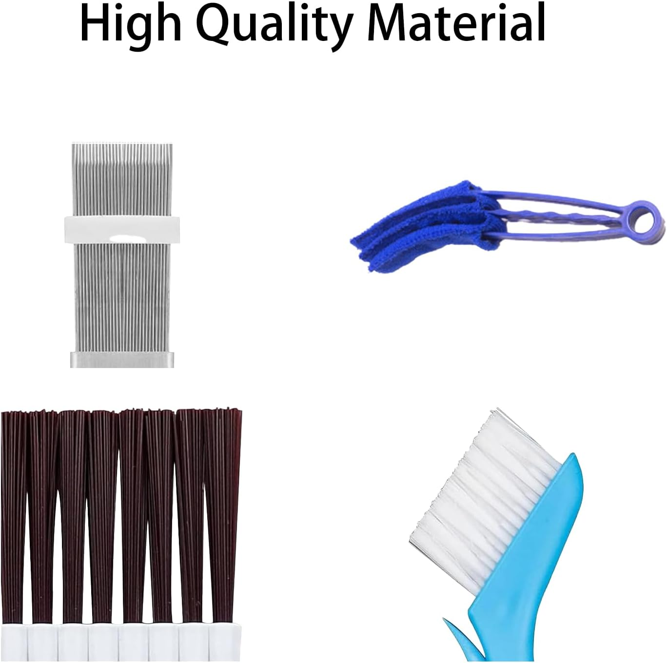 Pack of 4 Lamellar Comb, Condenser Comb Dryer, Cleaning Brush, Air Conditioning for Cleaner, Cleaning Brush Fin image number 2