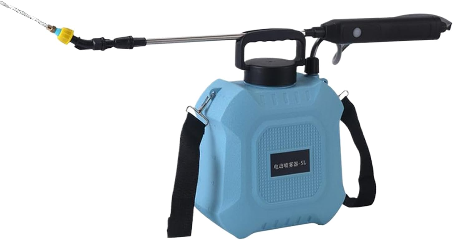 Battery Powered Sprayer,Type-C Rechargeable Lawn Sprayer - Home & Gardening Supplies with 3 Nozzles for Farm Home Yard Vegetable Flower Care Indoor Fertilizing Greenhouse Agricultural