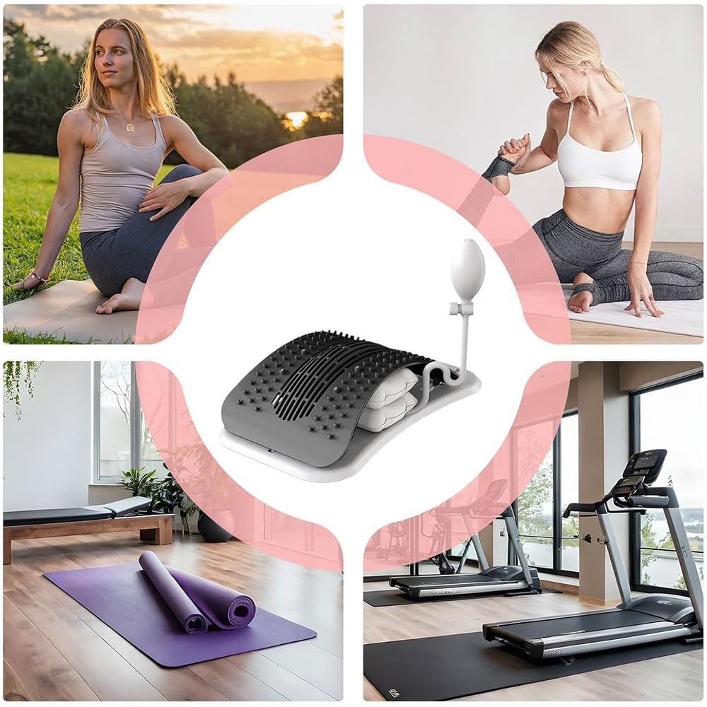 Lumbar Reliever,Back Stretcher,Lumbar Spine Correction Tool,Spinal Stretcher,Body Massager,For Back Massager and Spinal Decompression,Prevention Scoliosis image number 5