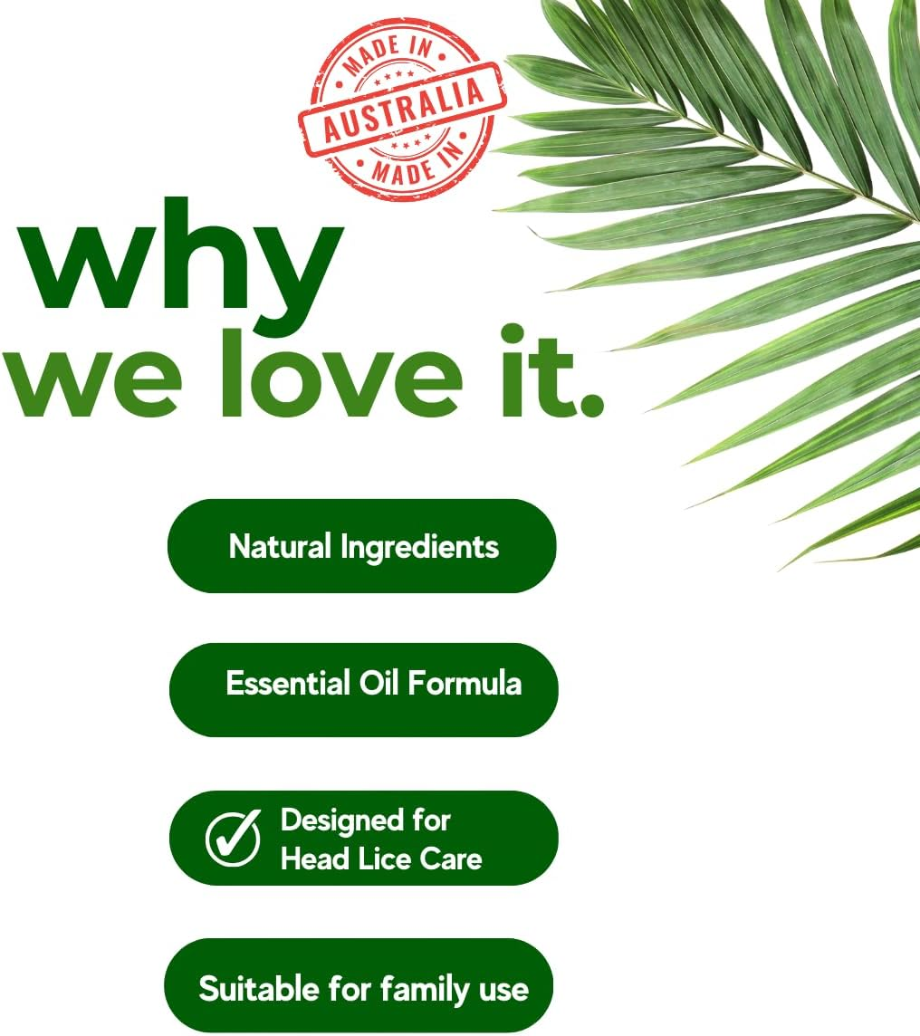 Licedoctors Head Lice Treatment Oil | Natural Essential Oils for Head Lice Care | Australian Made | 200Ml image number 5