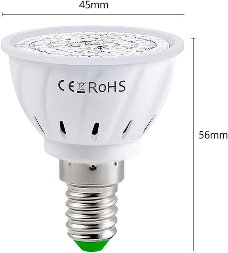 LED Grow Light Bulb for Indoor Plants Red & Blue Spectrum LED Plant Light Bulbs E14 G G Lamp for Seedlings Hydroponic Succulent Flowers Veg Greenhouse (220V) BBZY image number 2