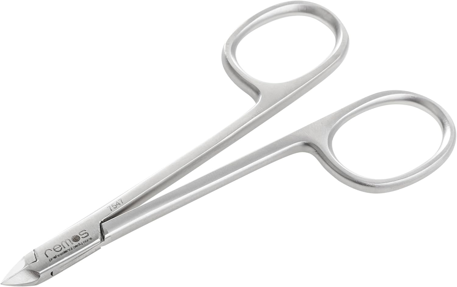 REMOS Cuticle Nippers Nail Care Tool in the Shape of Scissors - Stainless Steel - 10.5 Cm image number 1
