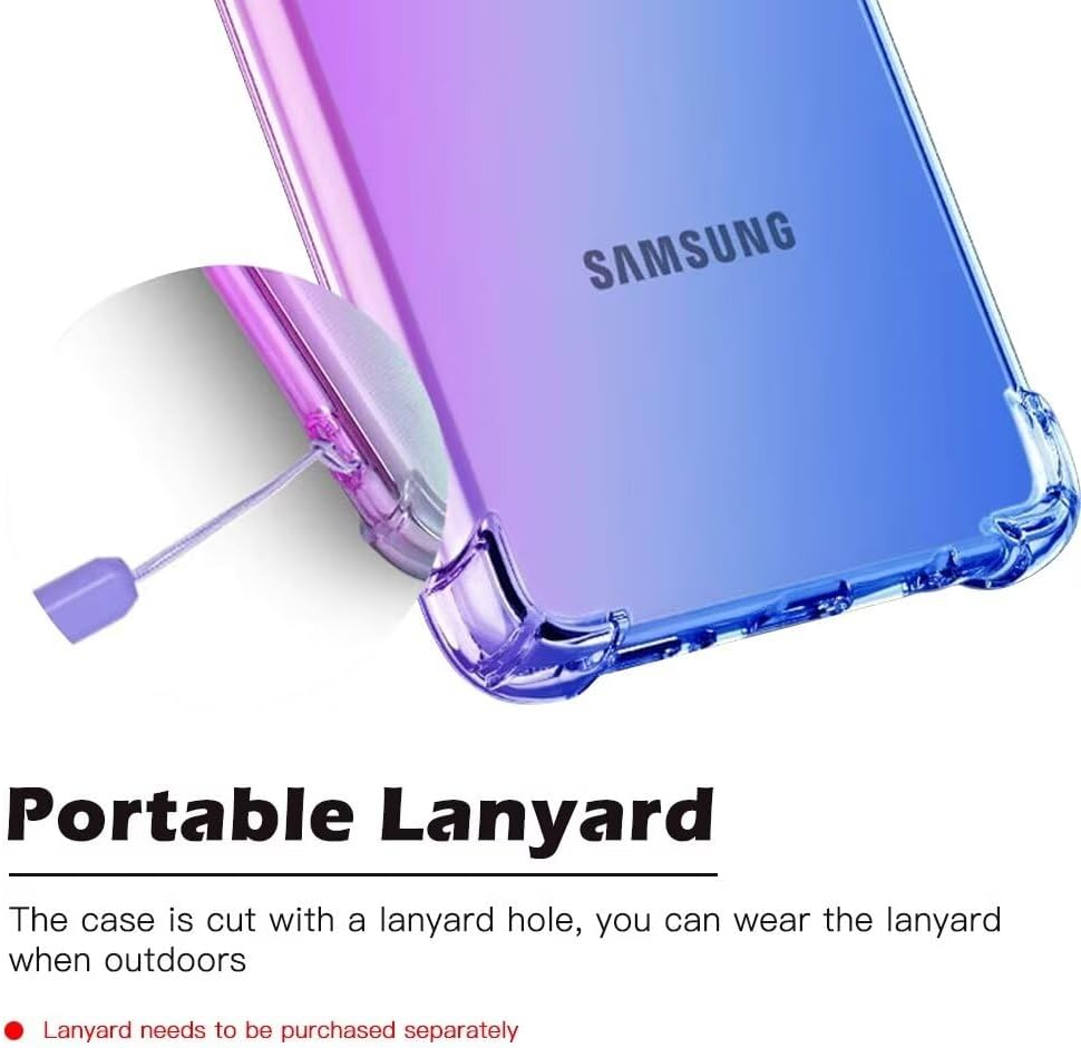 COMAKU Vivo X200 Pro Case - Ultralight Slim TPU Mobile Phone Case with Shockproof Protection, Stylish, Transparent Gradient Design for Vivo X200 Pro - Purple Blue - Purple-Blue image number 2