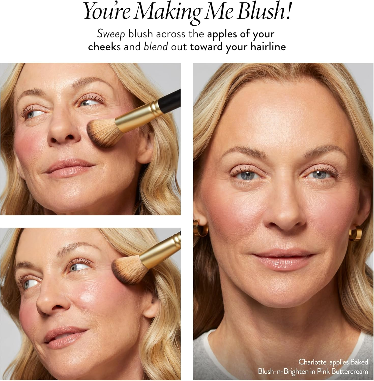 LAURA GELLER NEW YORK Baked Blush-N-Brighten Marbleized Blush + Angled Blush Brush (01 Tropic Hues, 47Mm) image number 4