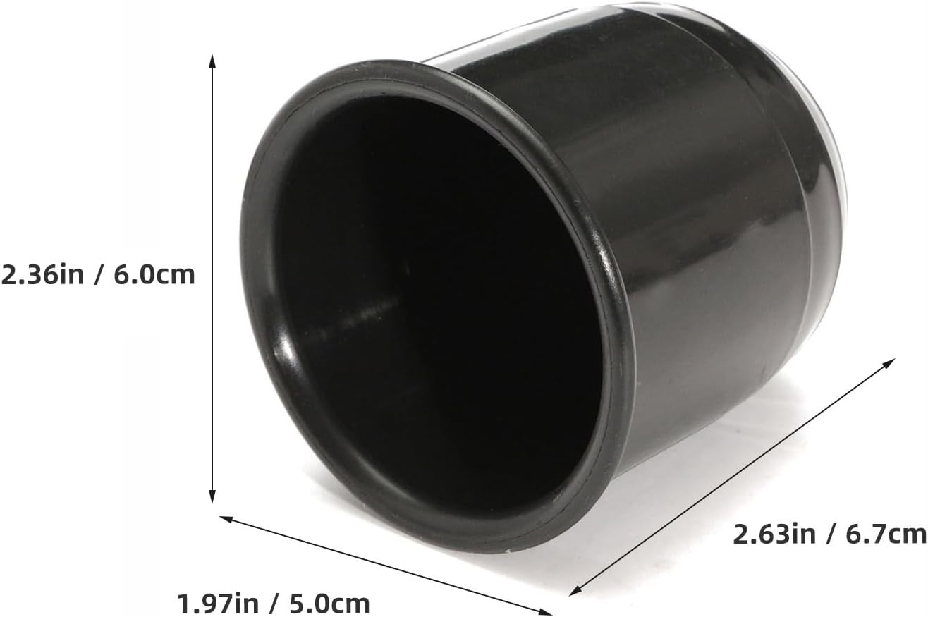 GLEAVI Universal Trailer Ball Cover 3Pcs Black Towball Cap Hitch Ball Protection for Standard Towbars and Swan Neck Trailer Couplings image number 3