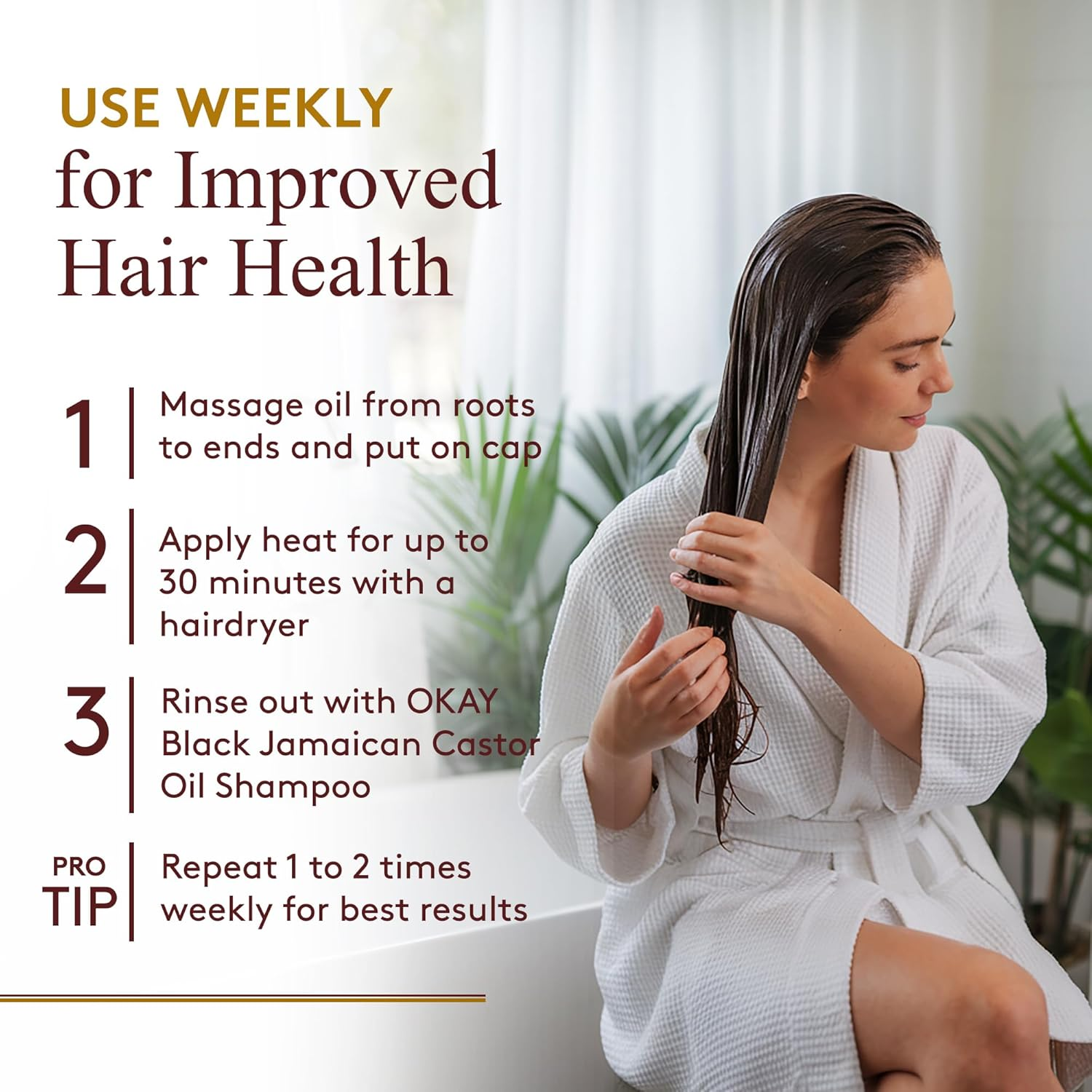 OKAY Pure Naturals OKAY Pure Naturals Black Jamaican Original Dark with Argan Oil, 4 Ounce, image number 3