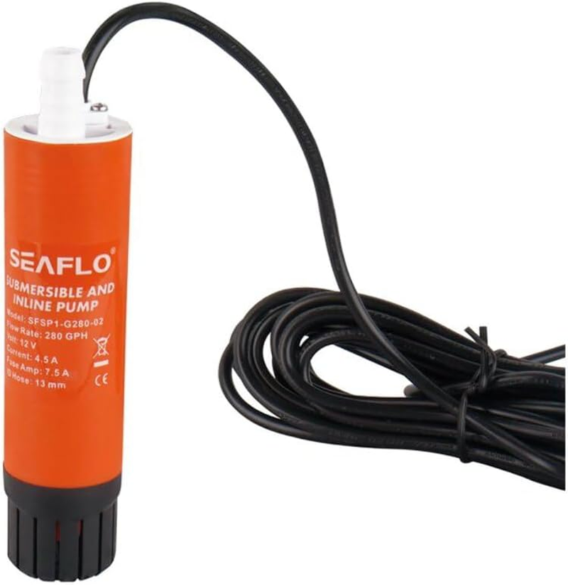 Seaflo 280GPH 12V Submersible and Inline Pump image number 2