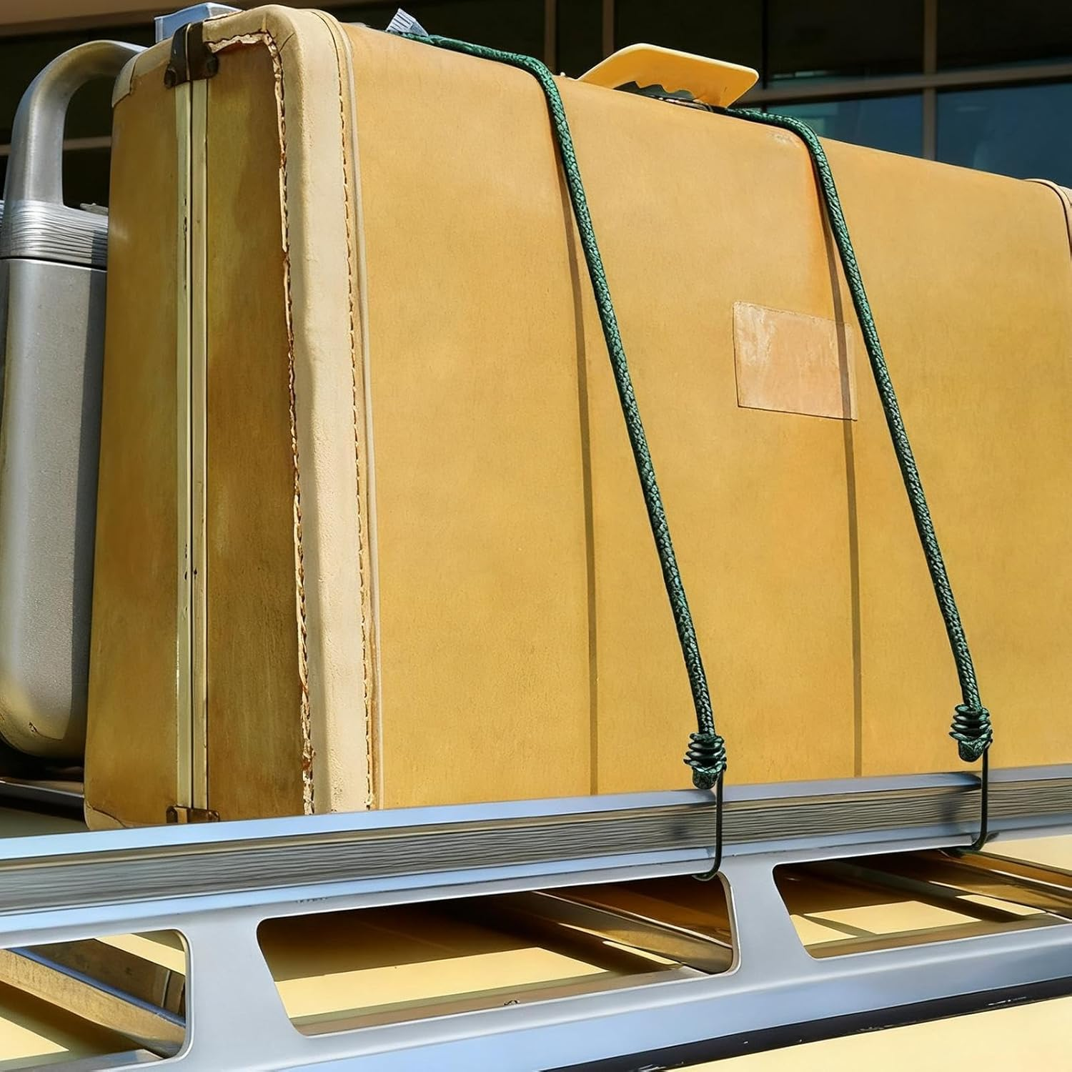 Rubber, PP & Iron Elastic Cord - 100Cm Elastic Rope with Hook, 10 Pieces Heavy Duty Securing Straps - Rope Straps for Luggage Camping Trunk Canopy Tarp Tent