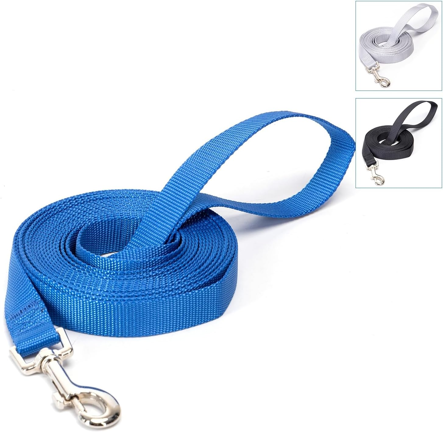Adjustable Heavy Duty Dog Leash with Safety Carabiner; Ideal for Outdoor Walks, Training and Control. image number 2