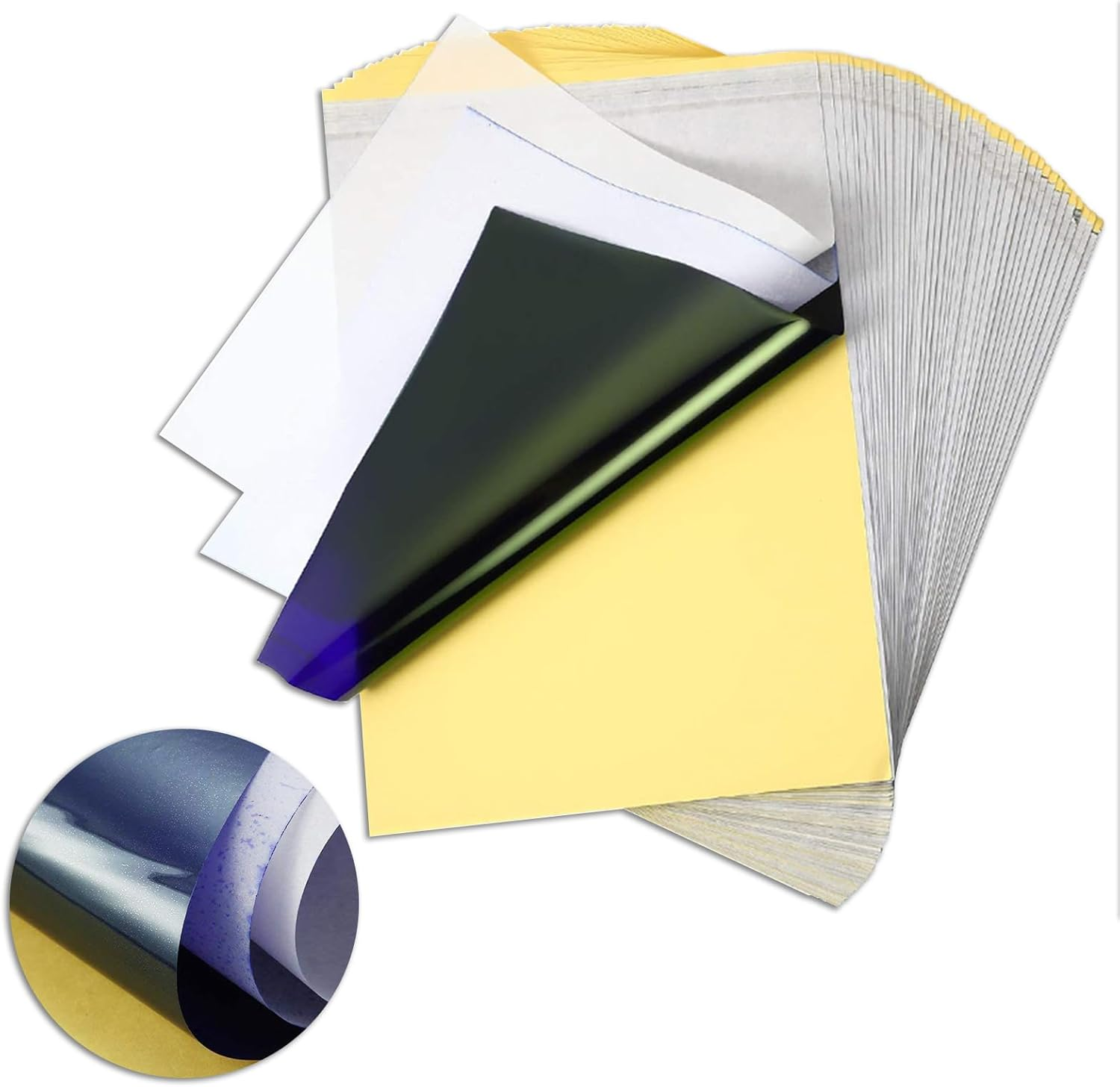 Tattoo Transfer Paper - PEPAX Pack of 30 Tattoo Stencil Paper for Tattoo Accessories image number 4