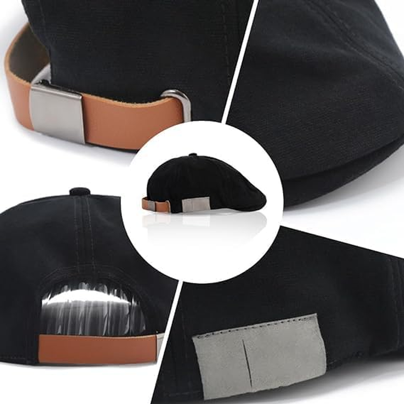 NLIADVY Retro Vintage Street Beret Cap, Fashion Adjustable Beret for Men and Women for Street Wear image number 3
