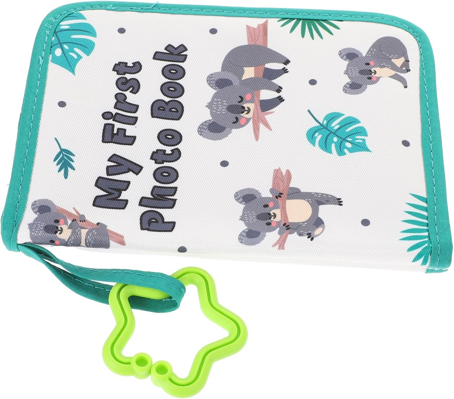 Cloth Photo Album Portable Growth Record Book for Boys Girls Lightweight Decorative Keepsake for Family Photos Stickers for Newborns image number 1