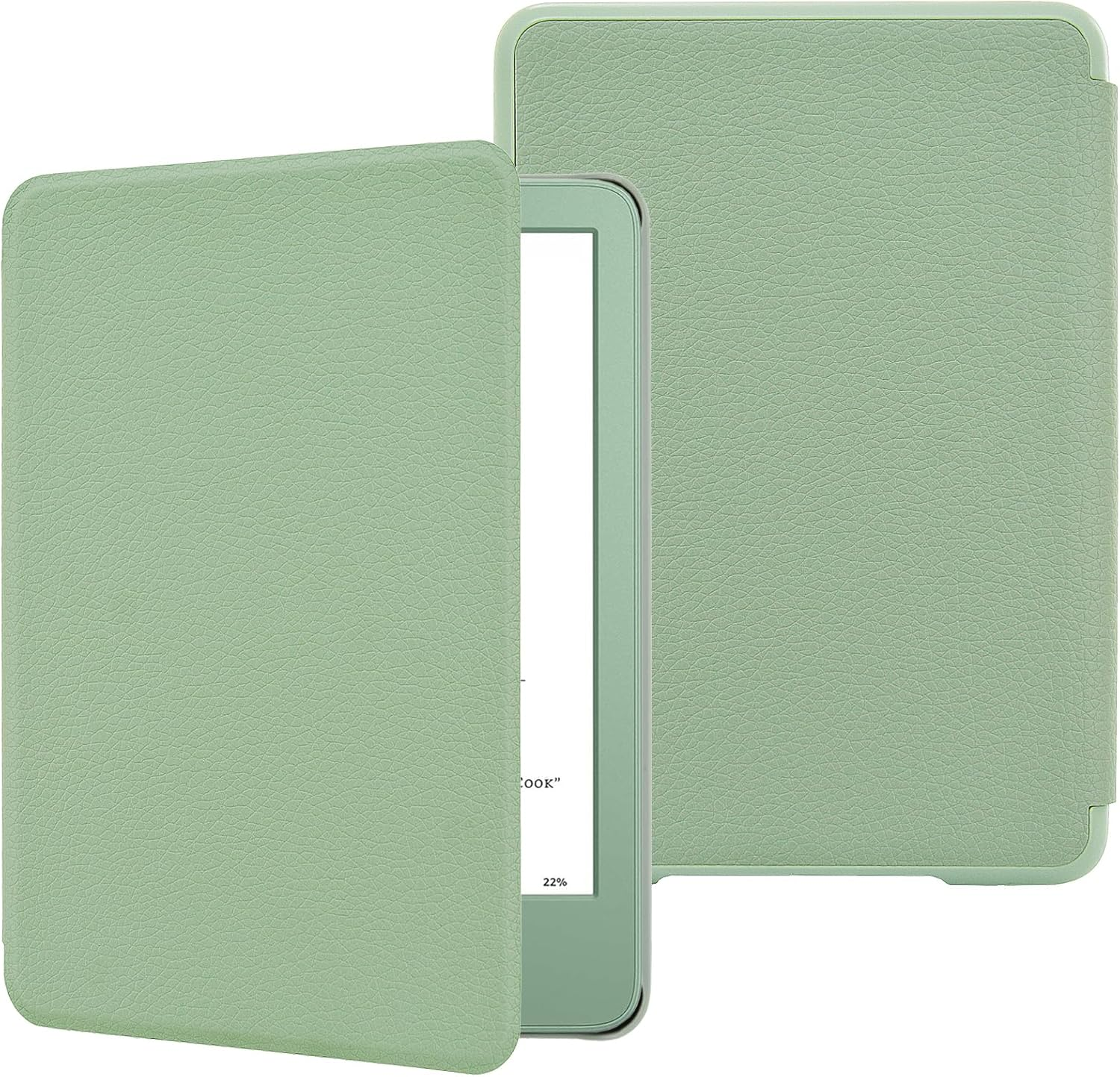 Dmluna Case for All-New Kindle 6" (11Th Generation, 2024/2022 Release, Model C2V2L3), Ultra Thin and Lightweight Protective Premium PU Leather Cover with Auto Sleep Wake Function, Black