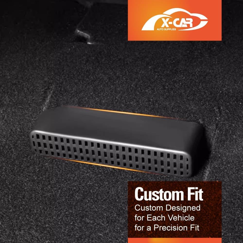 X-CAR GWM Tank 300 2022-2024 Backseat Rear under Seat Air Conditioning Outlet Vent Cover Flow Grille Protector Set of 2 image number 1