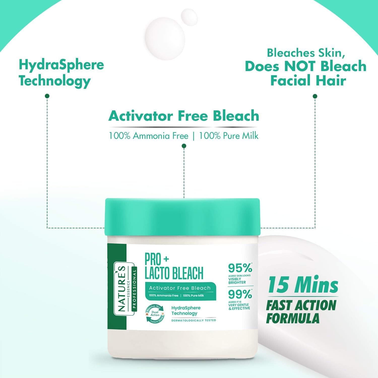 Nature'S Essence Lacto Bleach, Natural Milk Bleach without Activator, 100 ML