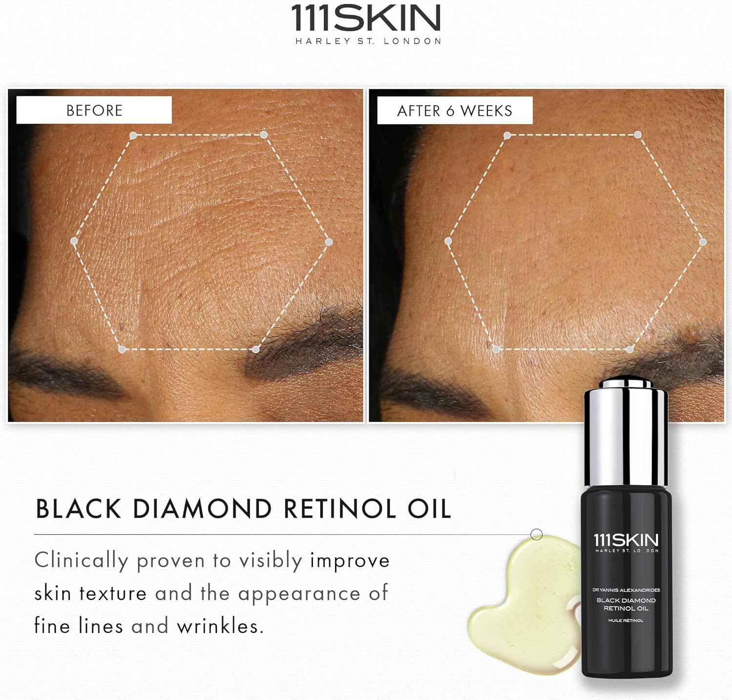 Black Diamond Retinol Oil by 111Skin for Unisex - 1.01 Oz Oil image number 5