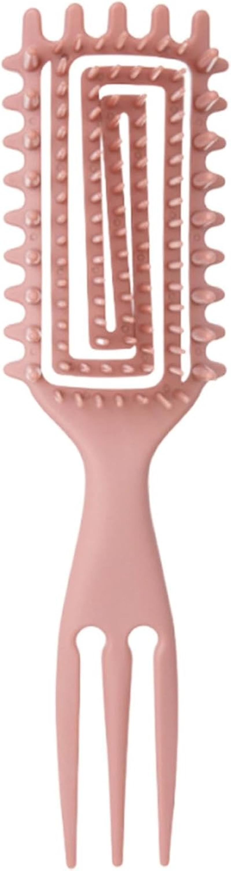 High Top Combs - Three-Pronged Comb - Three-Prong Design Curl Hair Separating Brush, Curly Hair Brush for Curling for Men and Women for Wet Dry Curly Thick Straight Hair image number 3