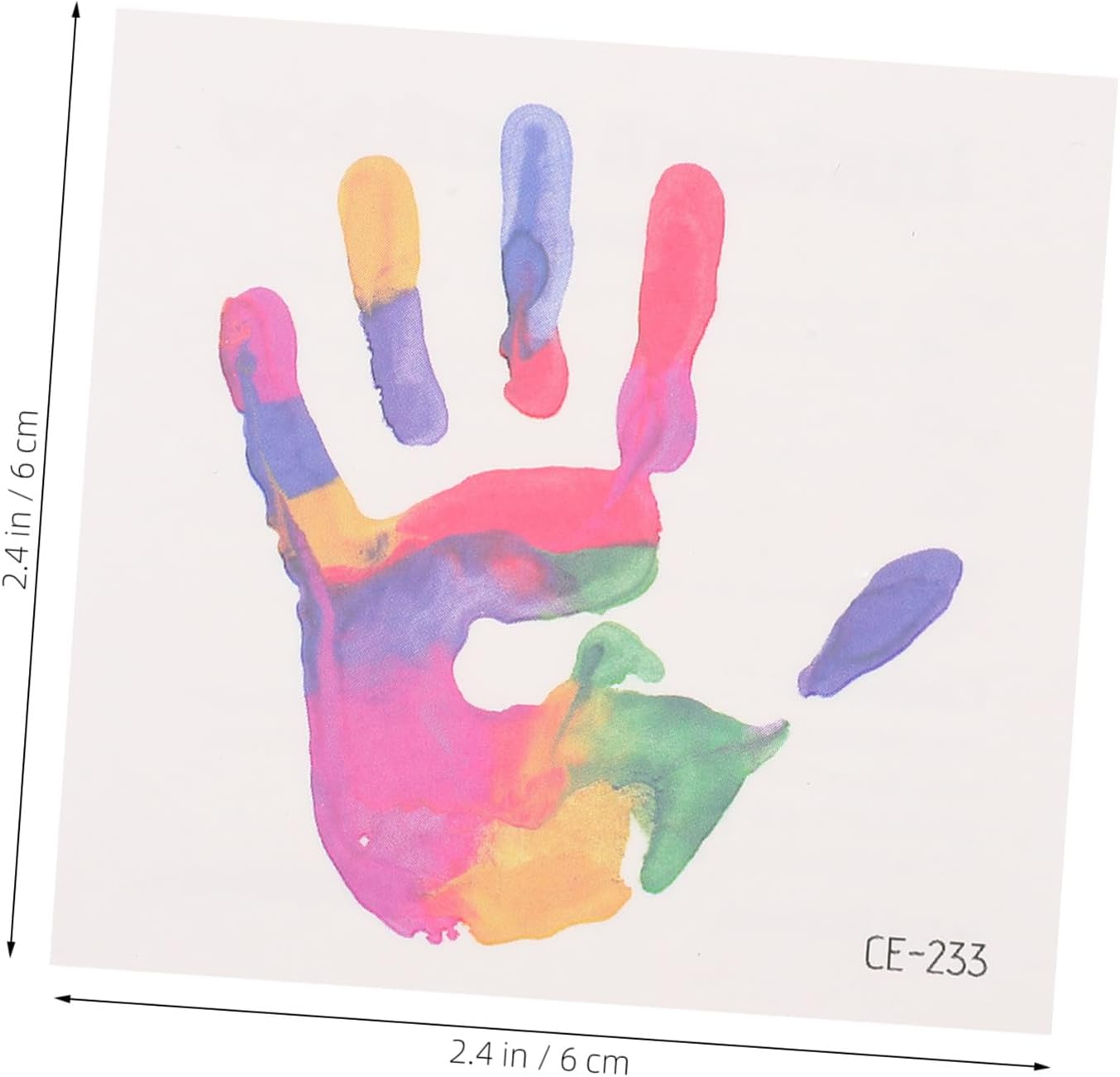 BATHVEVE Rainbow Pride Temporary 24Pcs, Gradient Face and Body Stickers, Lgbt Gay Rainbow for Festival Party Celebration in Australia image number 4