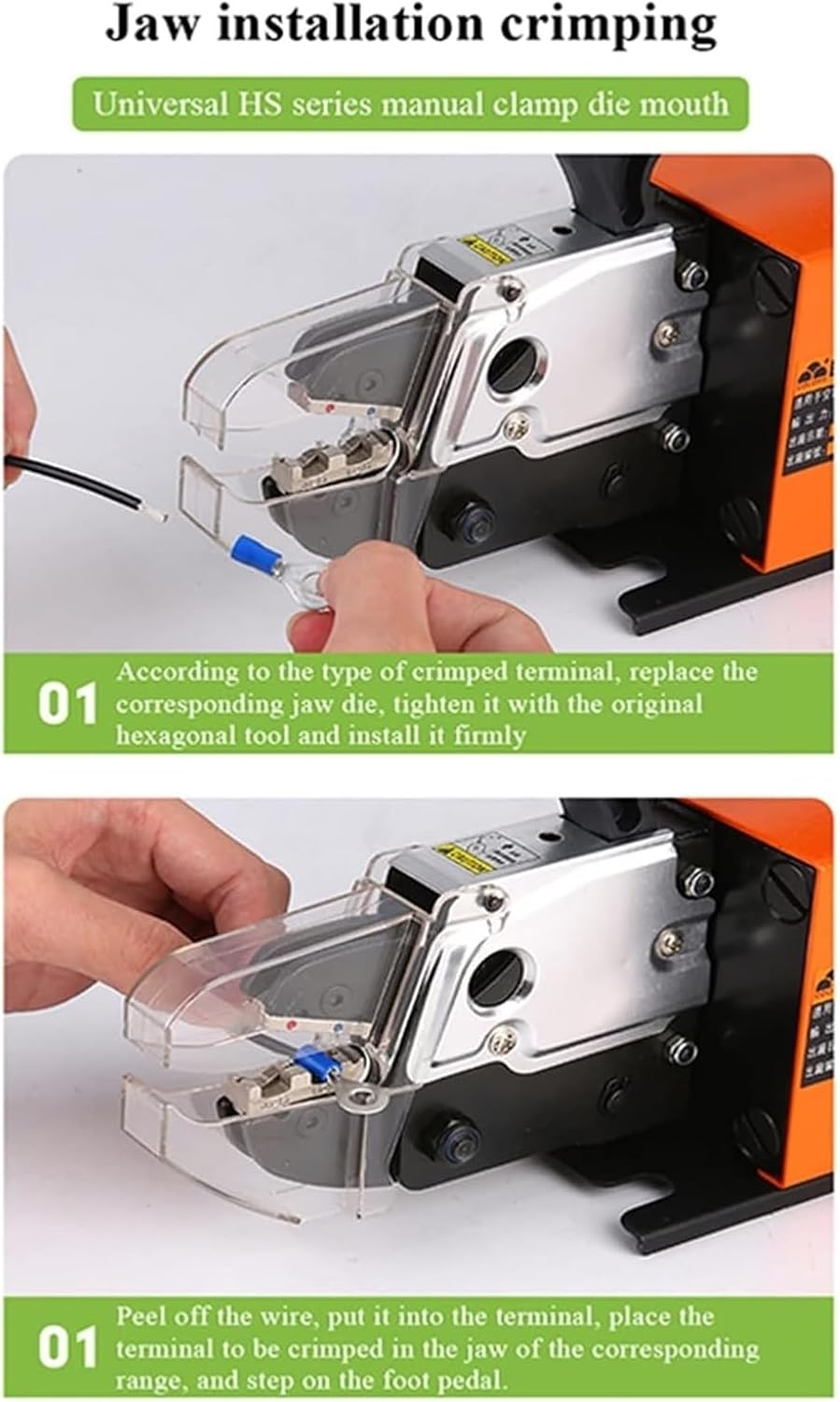 AM-10 Electro-Pneumatic Crimping Machine Cold Press Automatic Crimping Machine Crimping Tool