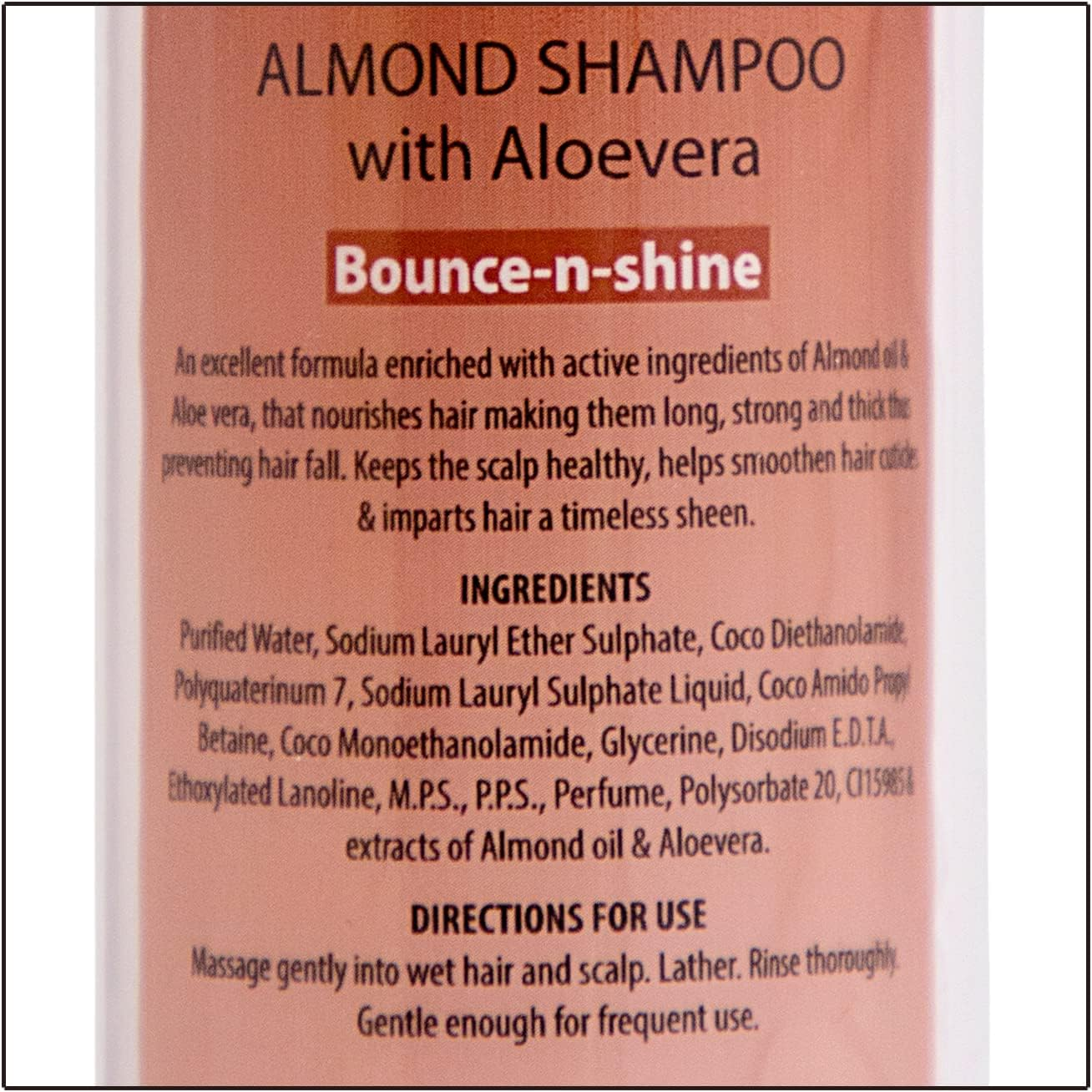 Sunny Almond Shampoo for Women & Men with Almond Oil & Aloe Vera | Shampoo for Long, Strong and Thick Hair - (250 ML) image number 1