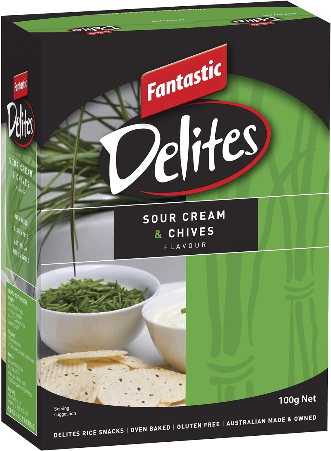 Fantastic Delites Sour Cream and Chives, 100G image number 3