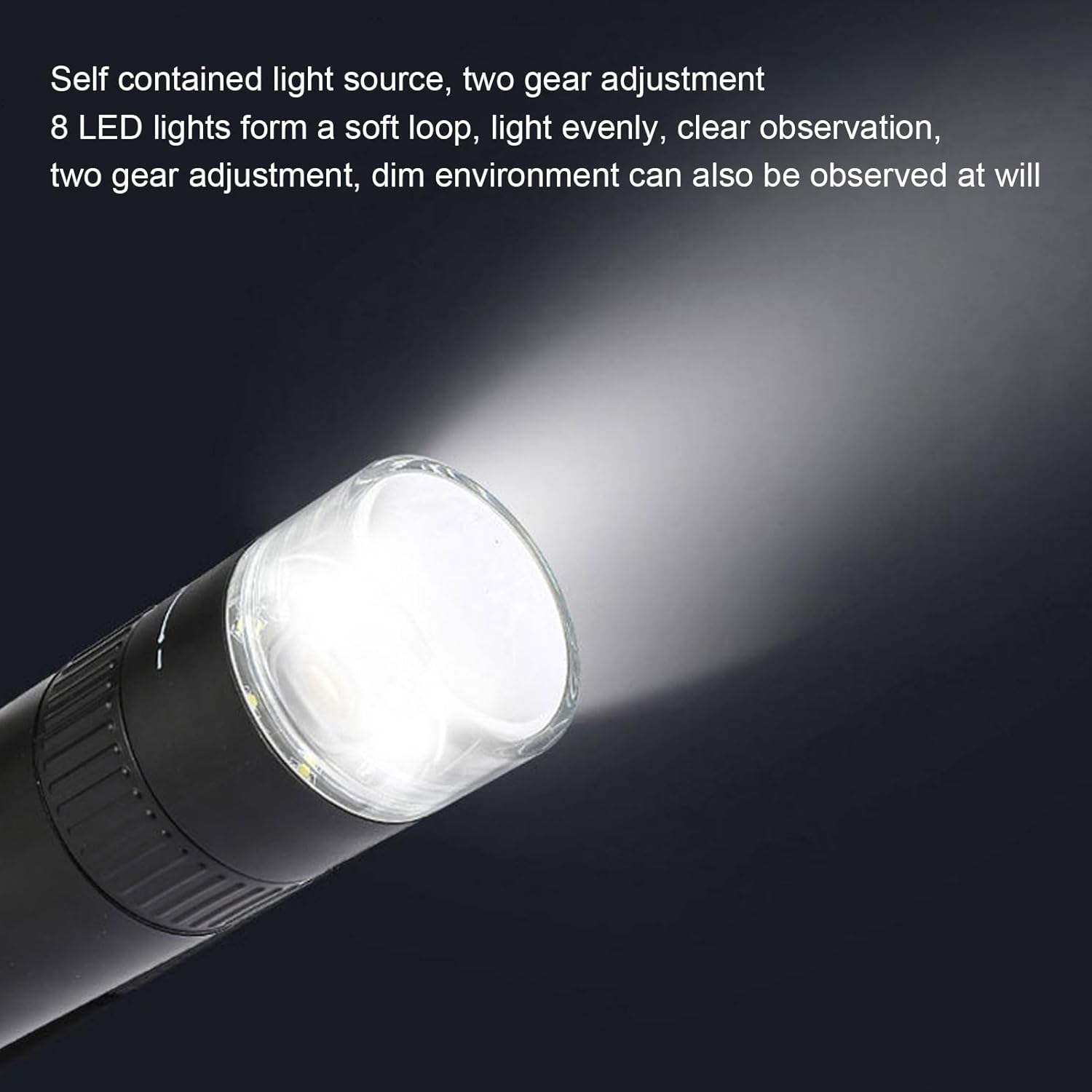 XUMIUZIY Portable Digital Microscope, 50X-1000X Magnification Handheld Microscopes with 2 Inch LCD Screen, 8 Adjustable LED Lights, USB Microscope Camera for Kids & Adults image number 5