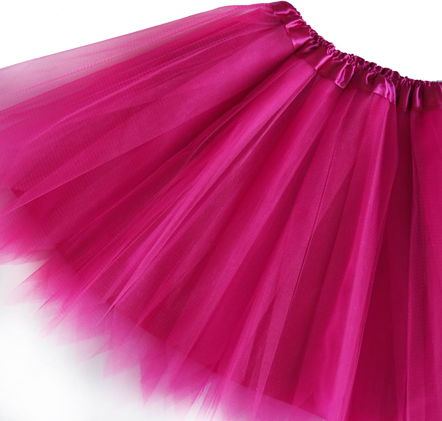 Women 4 Layered Tutu with Lining Adult Teens Tulle Skirts Woman Running Tutu Skirts 1950S Halloween Costumes Tutus - Green image number 6