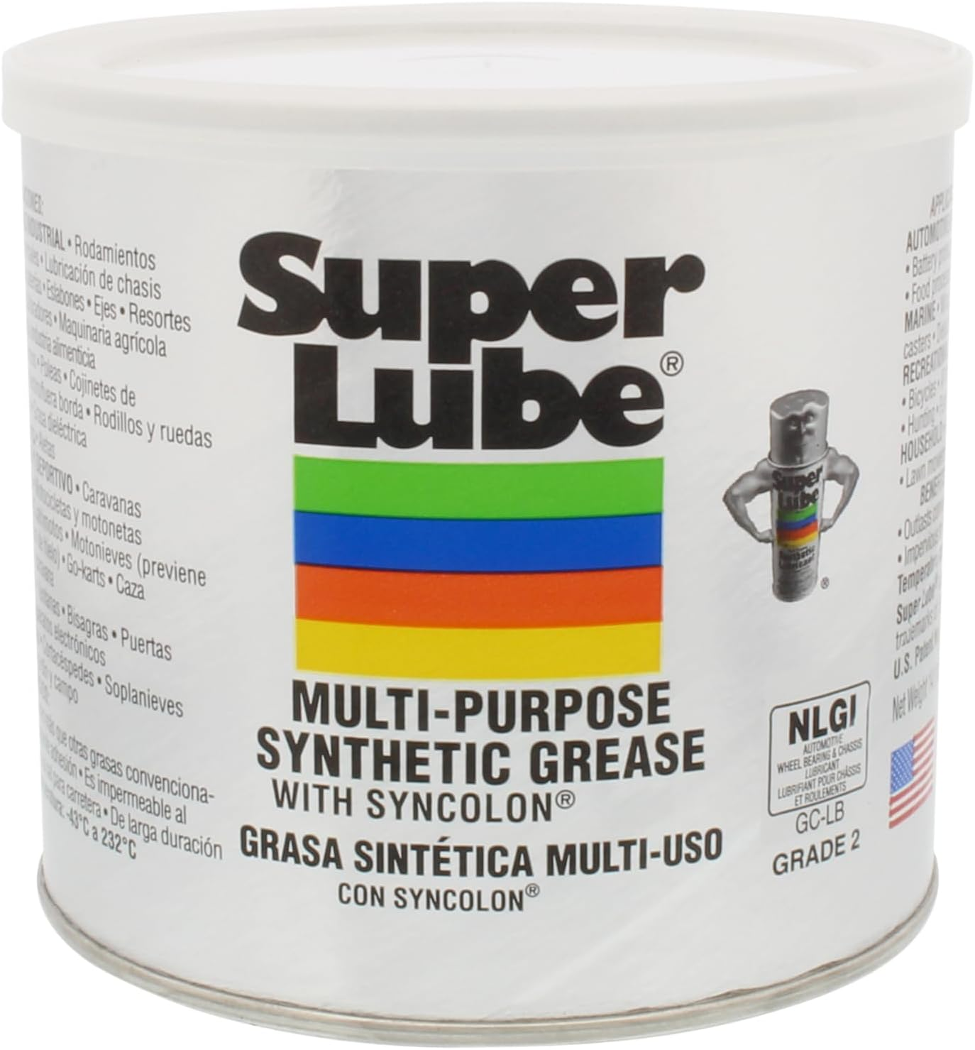 Super Lube Multi-Purpose Grease 14.1 Oz Canister image number 4
