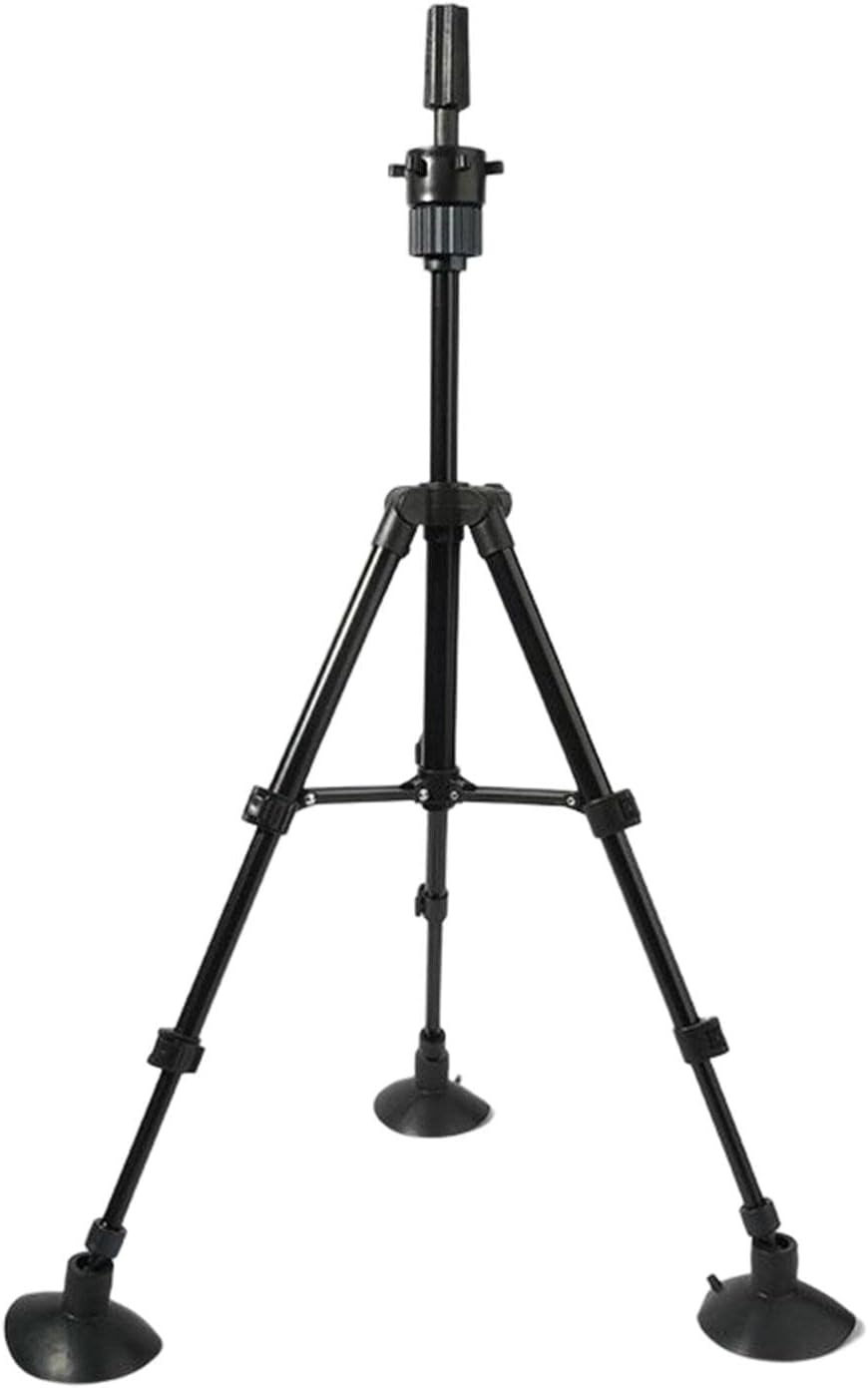 Eigell Wig Stand Tripod for Cosmetology Hairdressing Training Manikin Head Tripod Protable image number 3