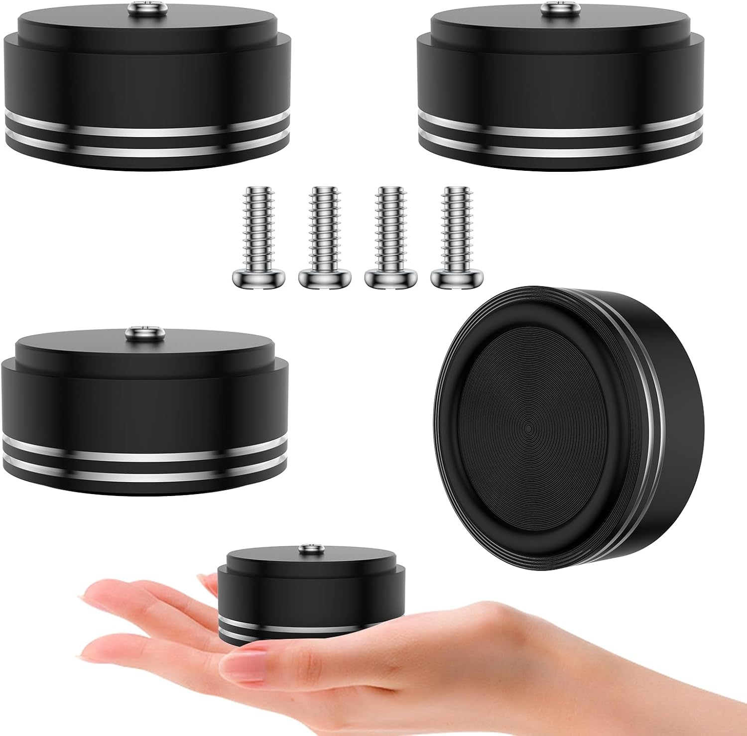 Hifi Speaker Stand Feet IF3033 IF4021S IF4023 (IF3033, Black)