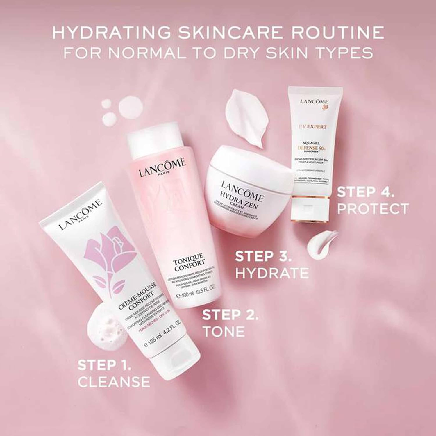 Lanc&ocirc;me Tonique Confort - with Natural Centifolia Rose, Hyaluronic Acid and Squalane - Hydrating and Comforting Formula for Even Dry & Sensitive Skin - 200Ml image number 2