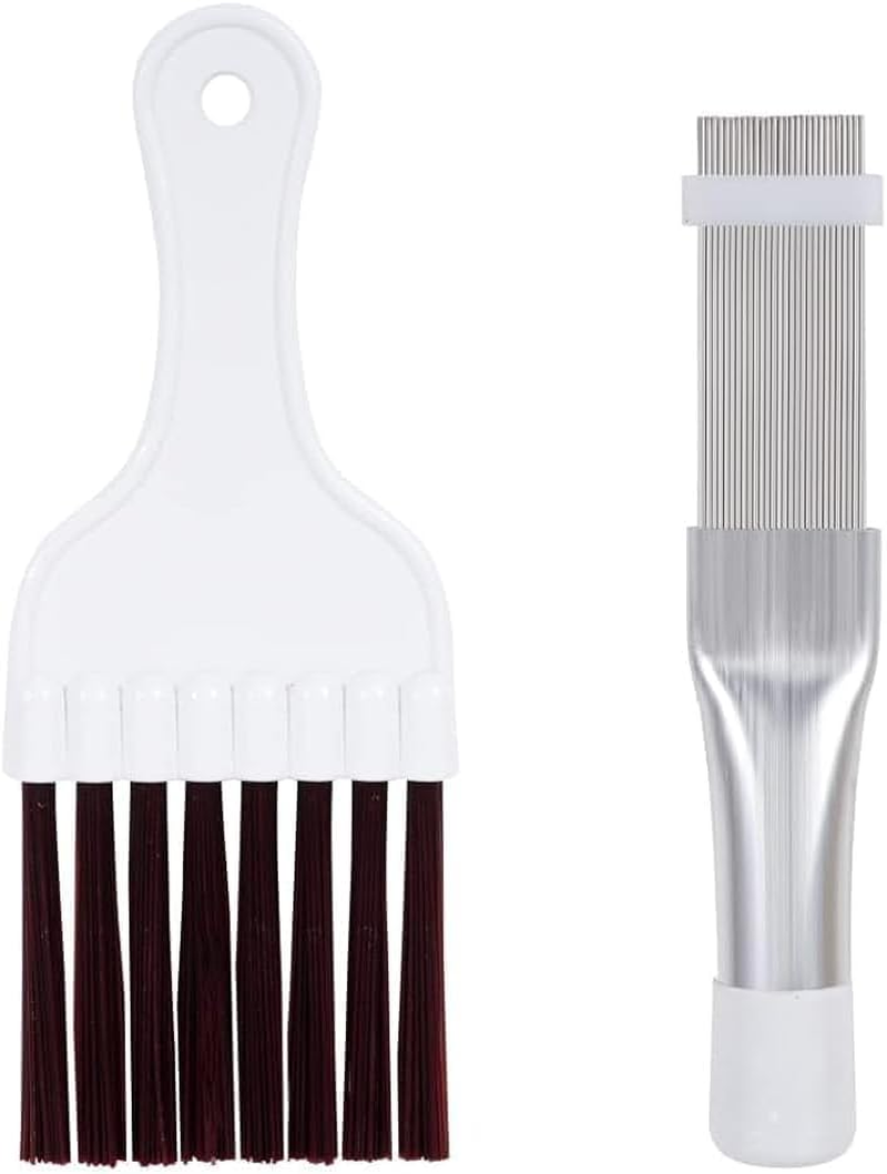 Air Conditioner Condenser Fin Cleaning Brush, 2Pcs Stainless Steel Air Conditioner Condenser Fin Combs, Steel Conditioning Fin Cleaning Brush image number 6